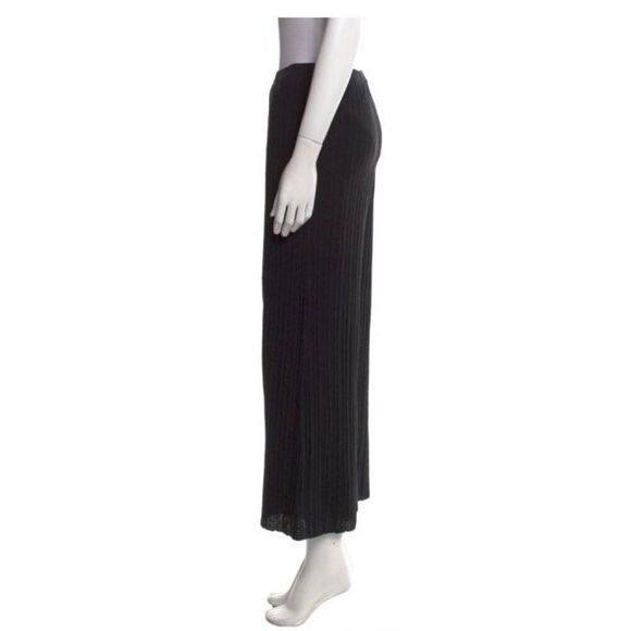 BY MALENE BIRGER Irvan All Over Pleat Wide Leg Knit Pant L Pull-On Minimalist - Picture 4 of 5
